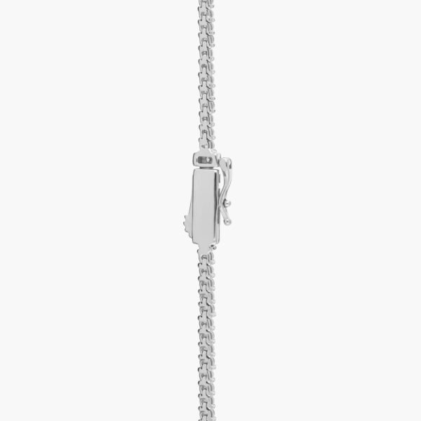 Diamond Two Prong Eternity Necklace In 14k White Gold (3 Ct. Tw.) - Image 2